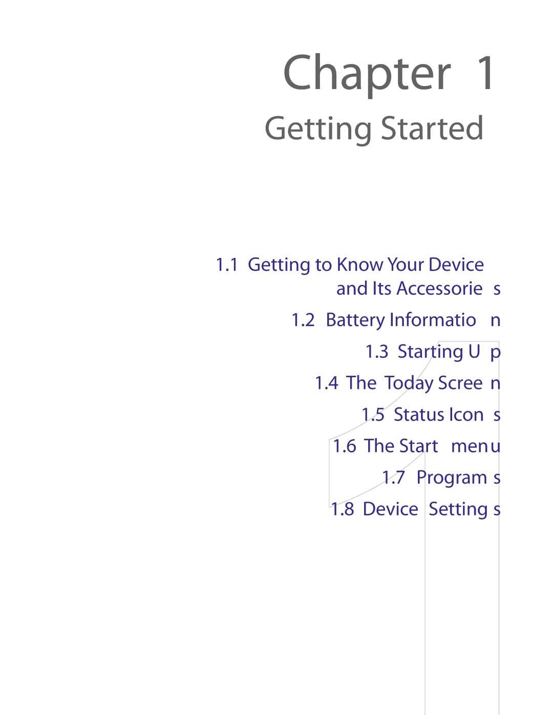 HTC TITA100 user manual Chapter 