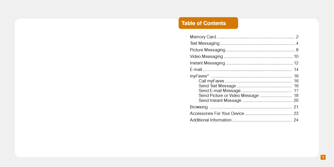 HTC TM1630 manual Table of Contents 