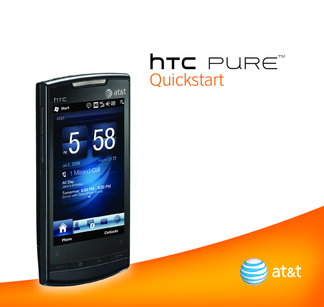 HTC TOPA210 quick start Quickstart 