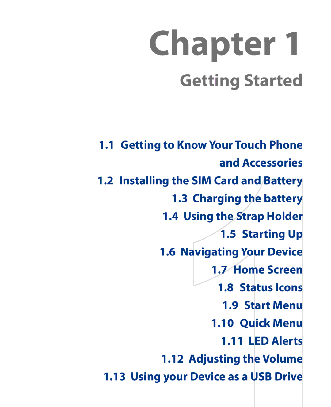 HTC Touch Diamond Phone user manual Getting Started, Using your Device as a USB Drive 