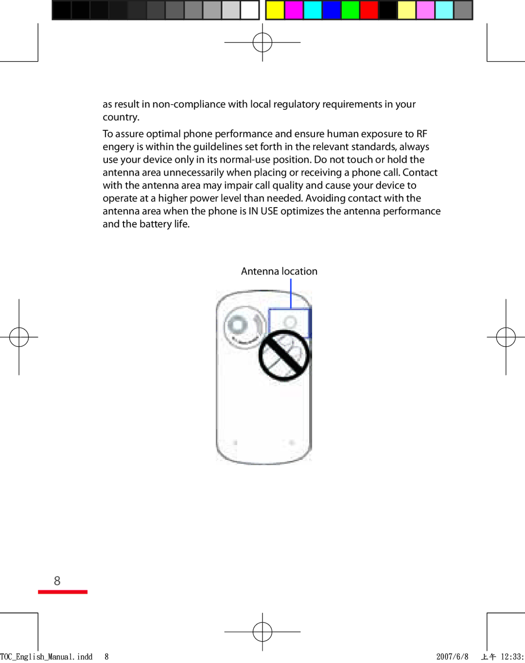 HTC TRIN100 user manual TOCEnglishManual.indd 2007/6/8 