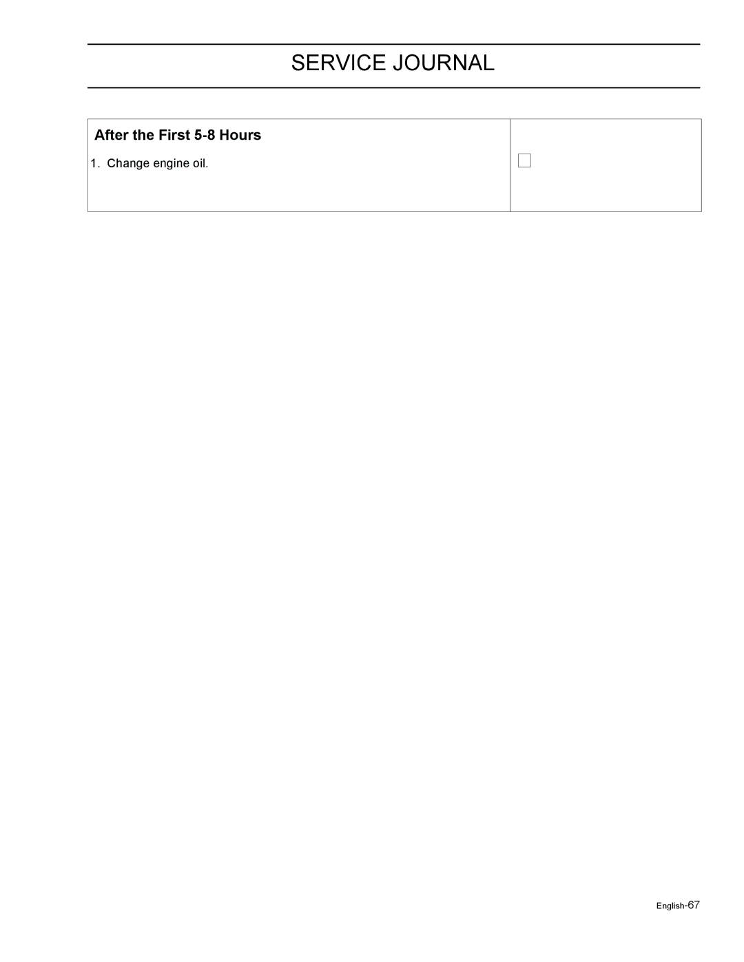 HTC Z4824BF, Z5426BF, Z4220BF, Z4619BF, Z4219BF manual After the First 5-8 Hours 