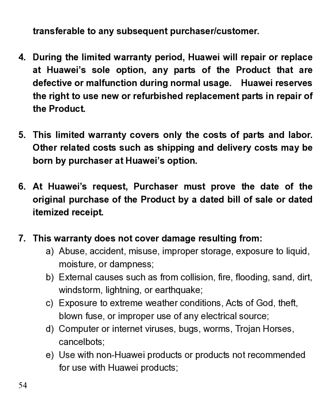 Huawei 31010EJH manual 