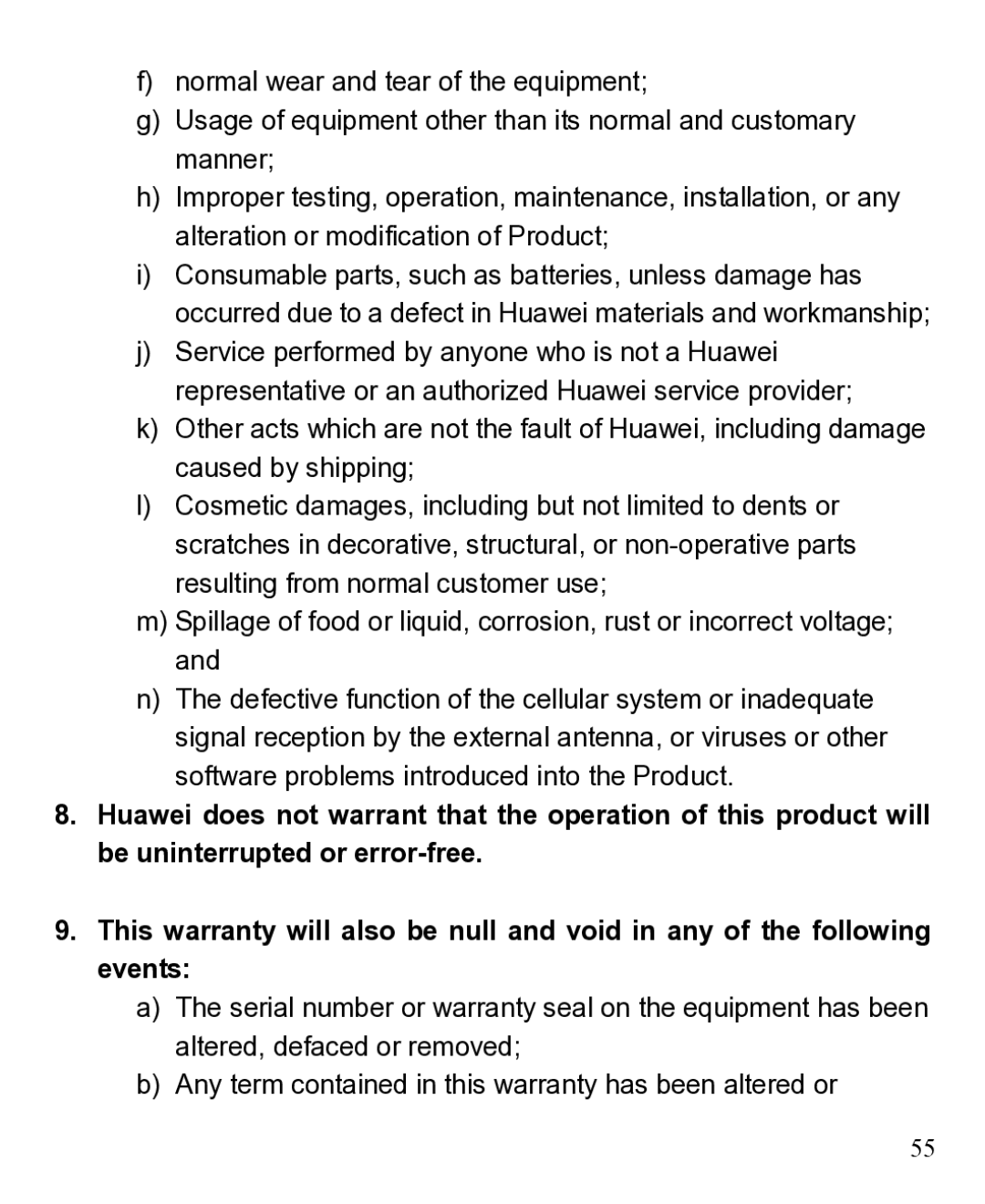 Huawei 31010EJH manual 