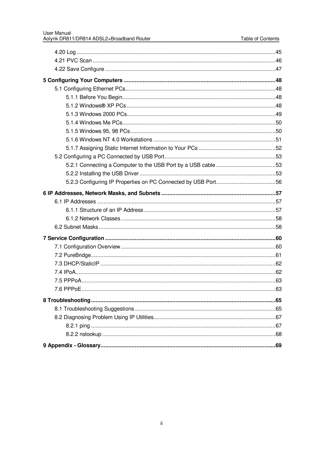 Huawei Aolynk DR814, Aolynk DR811 user manual IP Addresses, Network Masks, and Subnets 