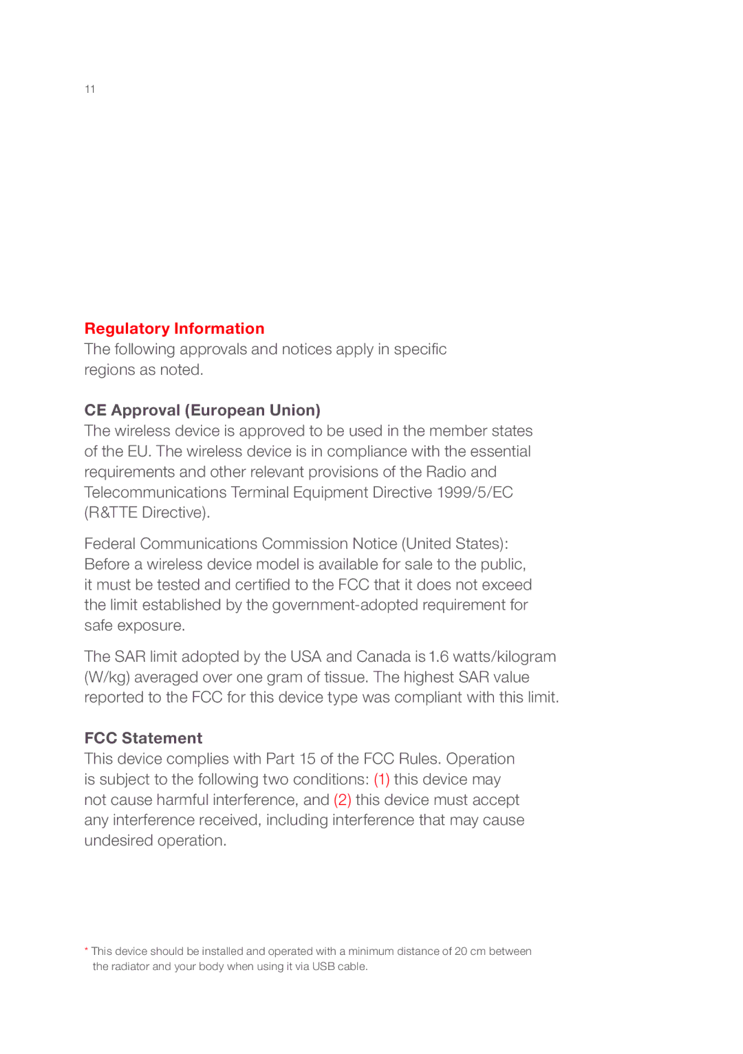 Huawei E180 quick start Regulatory Information, CE Approval European Union 