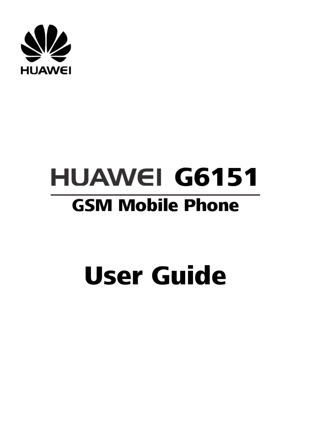 Huawei G6151 manual 