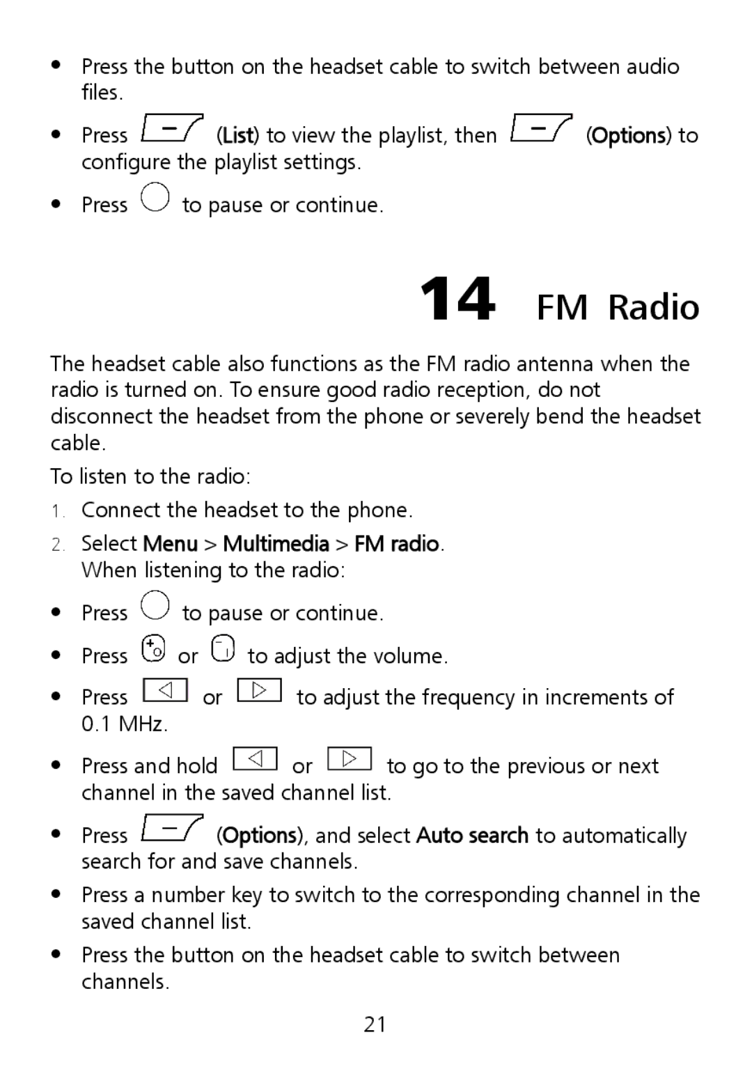 Huawei G6151 manual FM Radio 