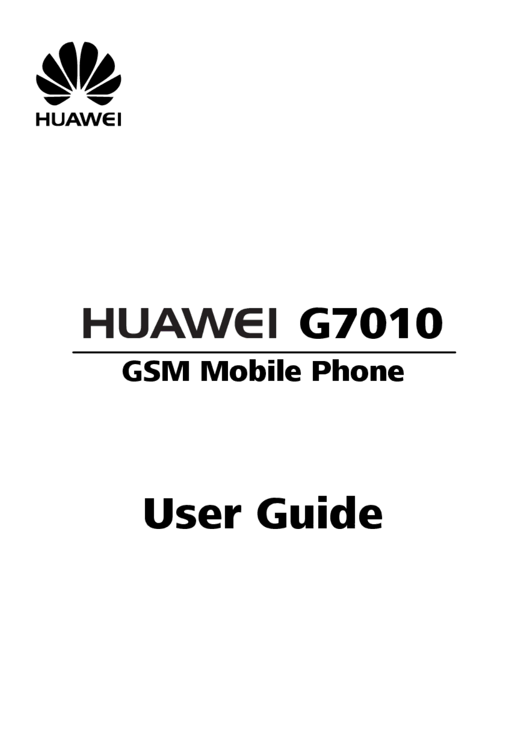 Huawei G7010 manual 