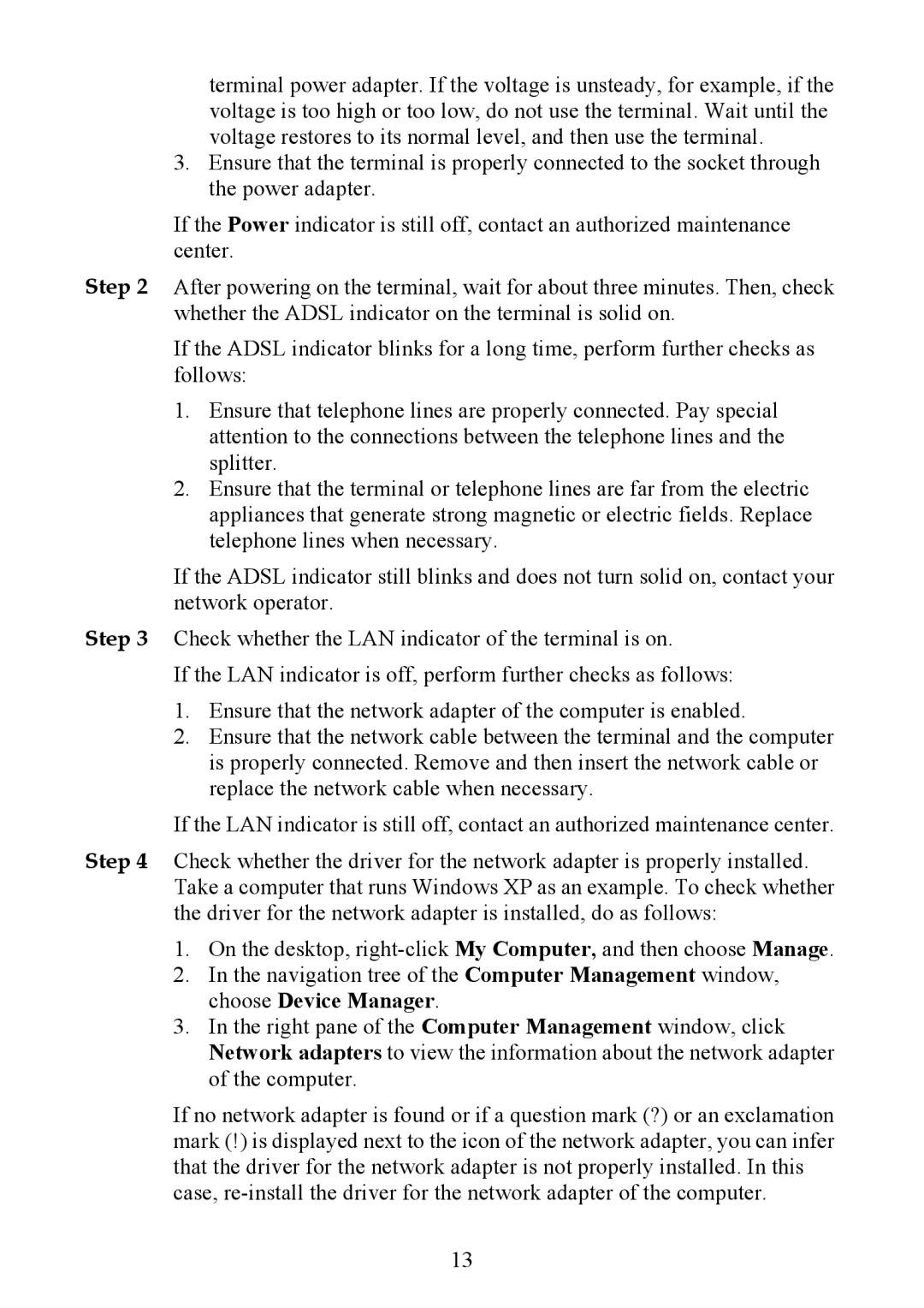 Huawei HG523a manual 