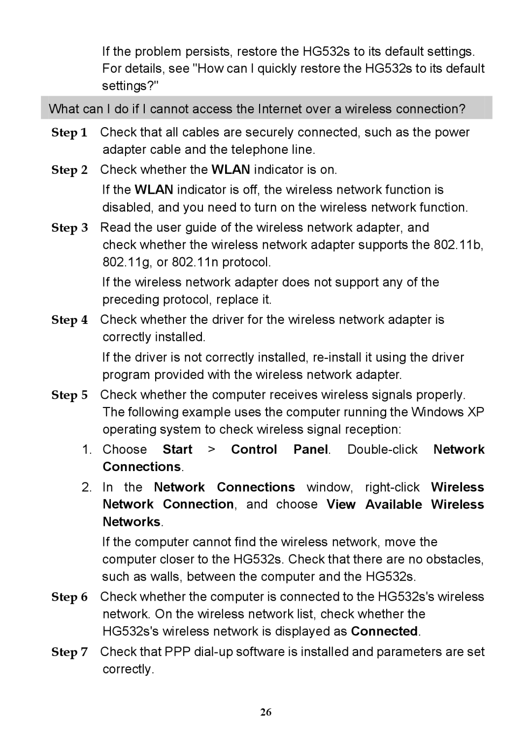 Huawei HG532S manual 