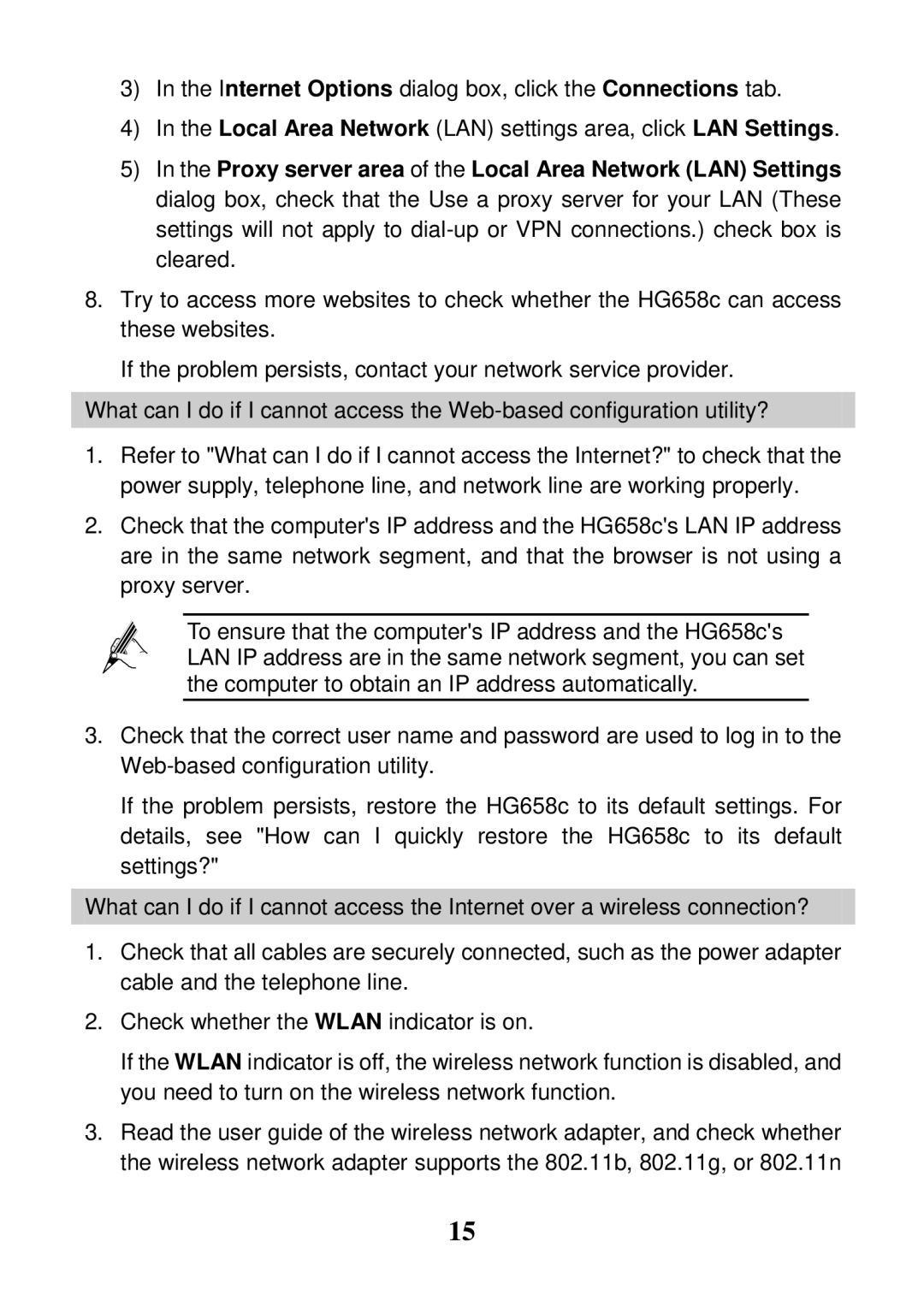 Huawei HG658c manual 