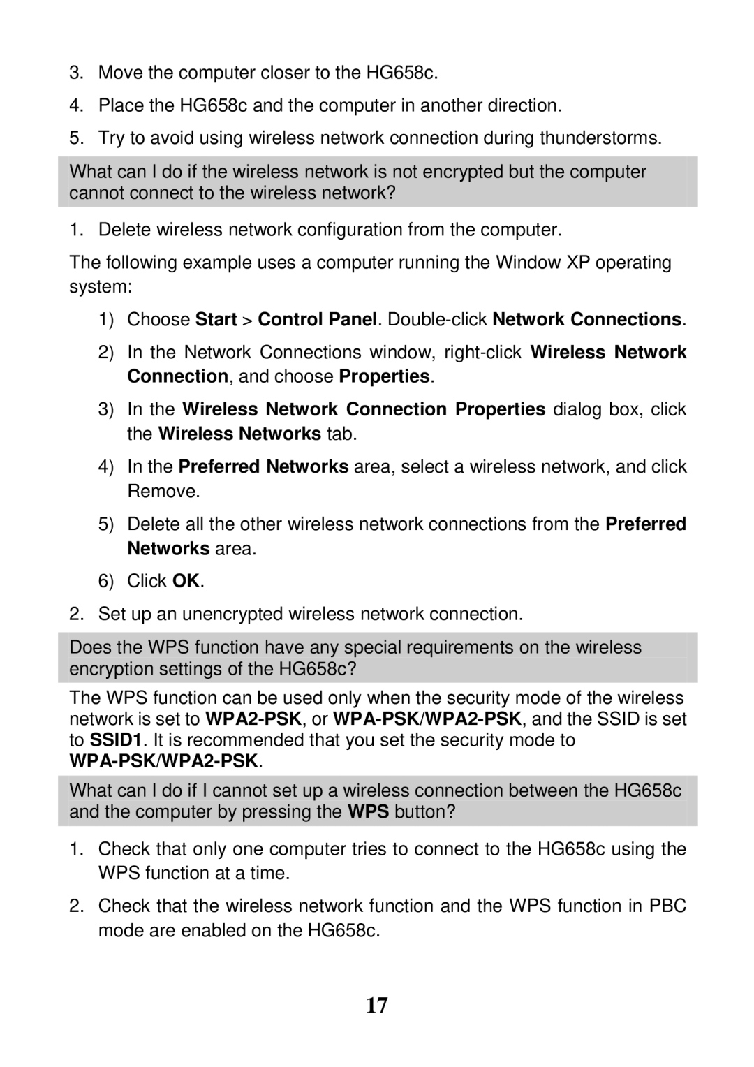 Huawei HG658c manual Choose Start Control Panel. Double-clickNetwork Connections 