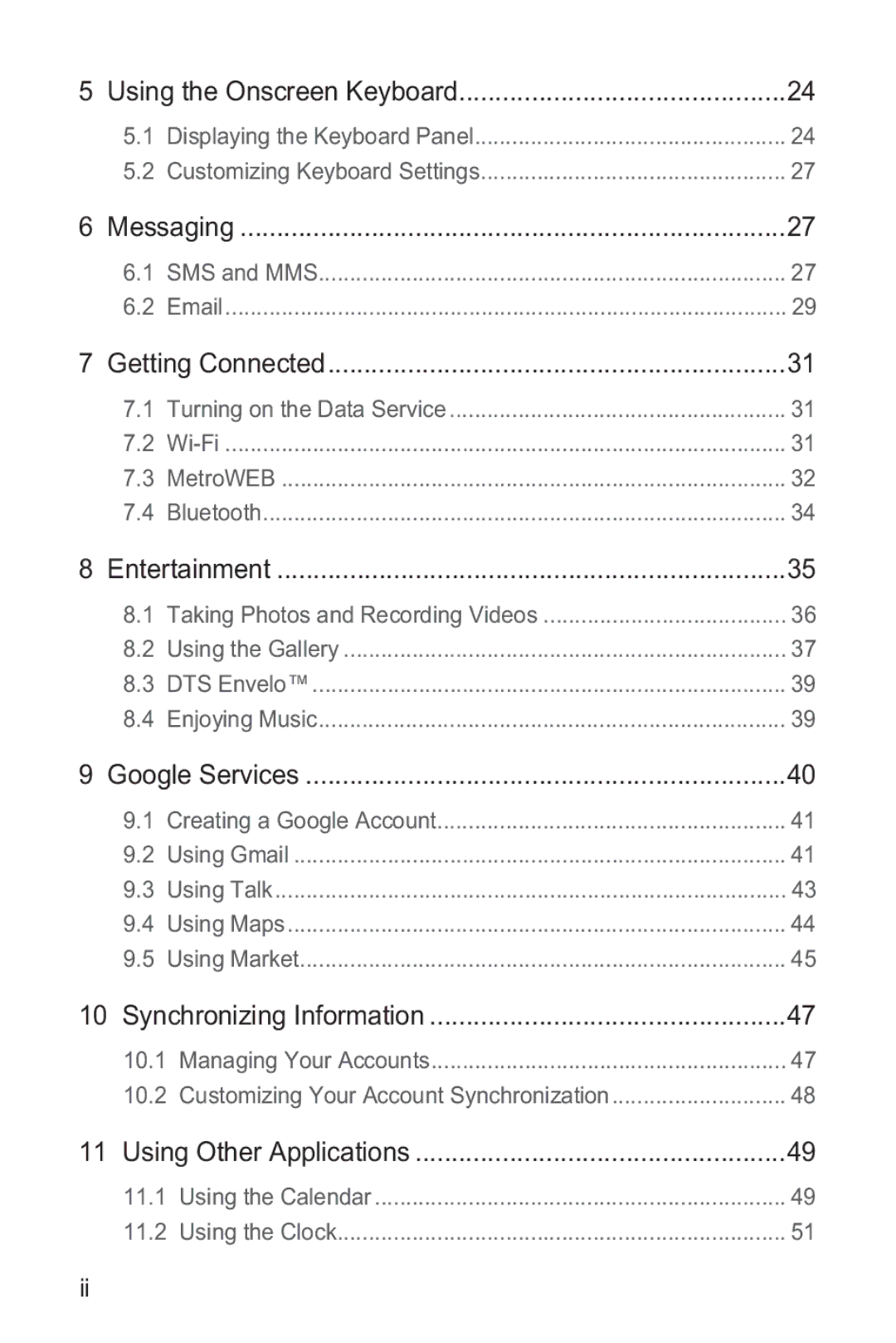 Huawei M835 manual Displaying the Keyboard Panel Customizing Keyboard Settings 