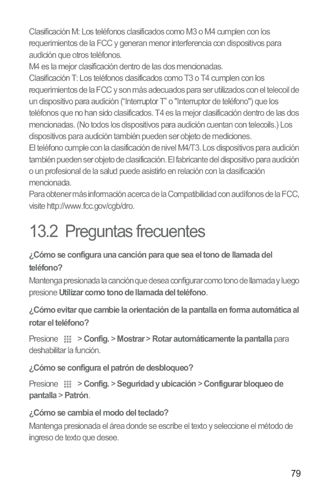 Huawei M865 manual Preguntas frecuentes 