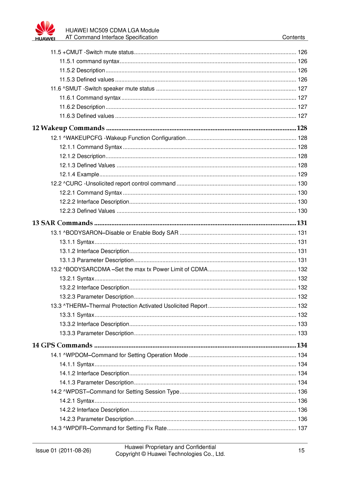 Huawei MC509 manual 128 