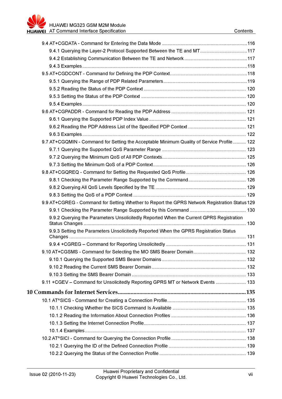 Huawei MG323 manual 135 