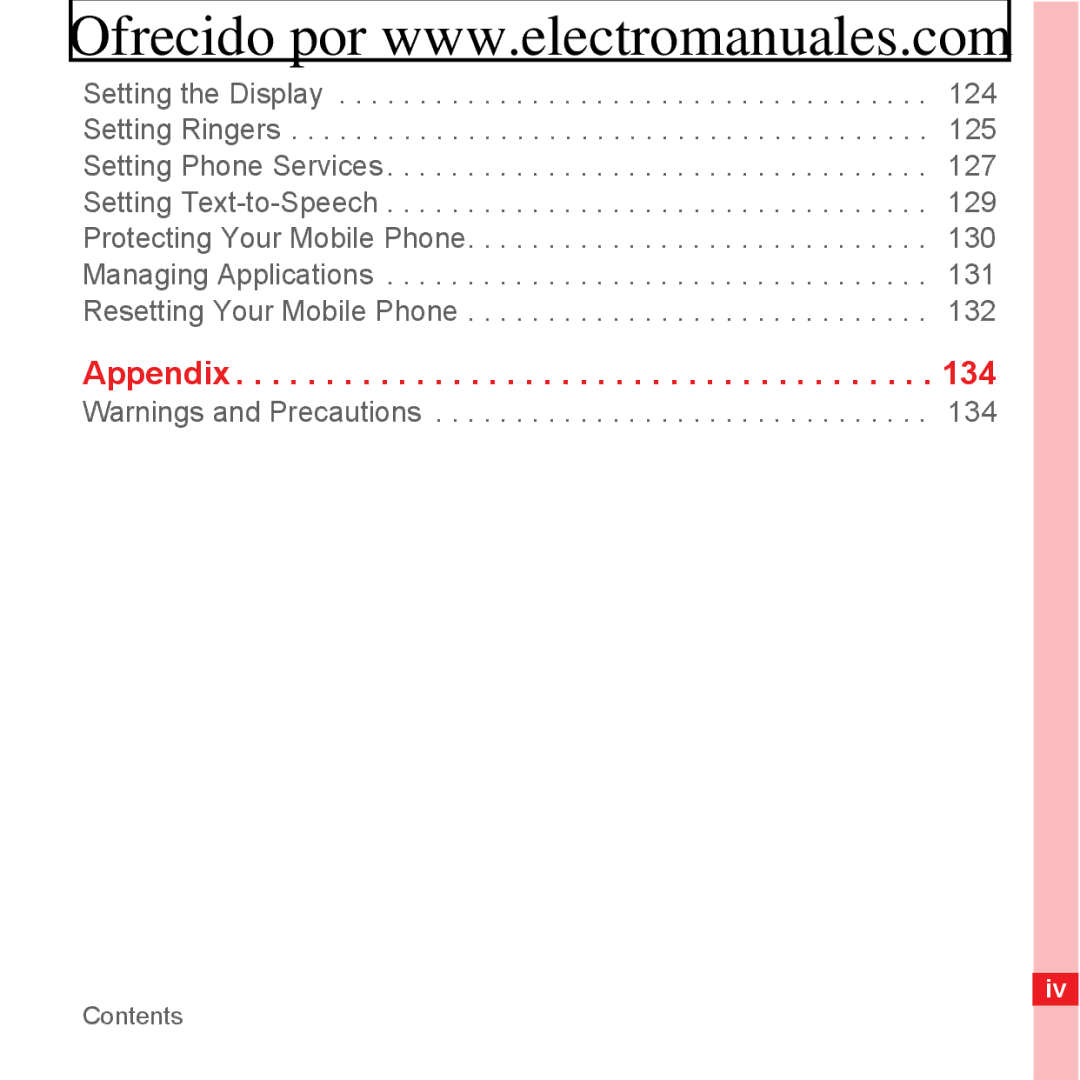 Huawei U8300 manual Appendix 