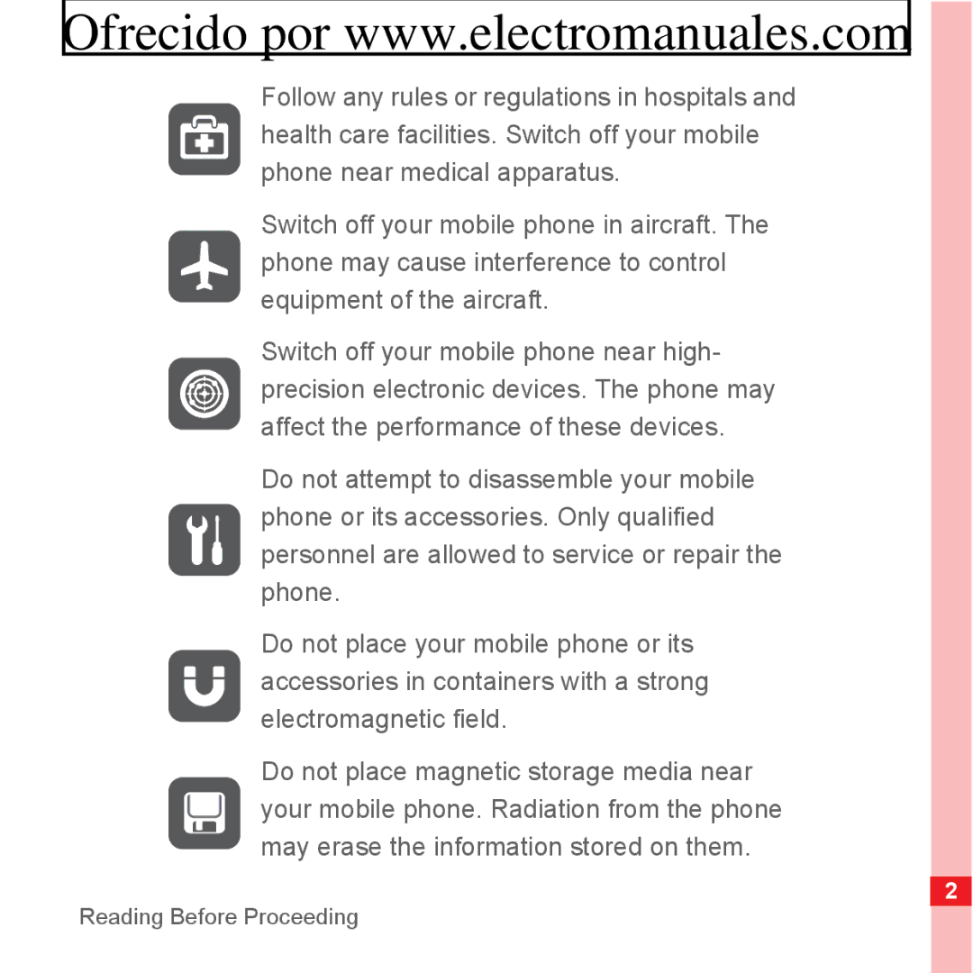 Huawei U8300 manual Reading Before Proceeding 