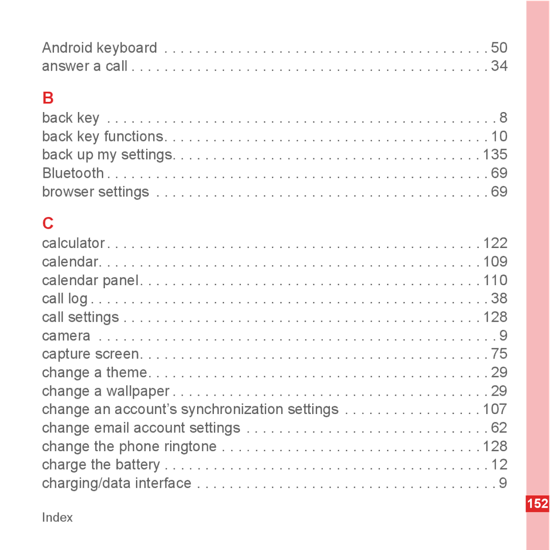 Huawei U8500 manual Android keyboard answer a call 