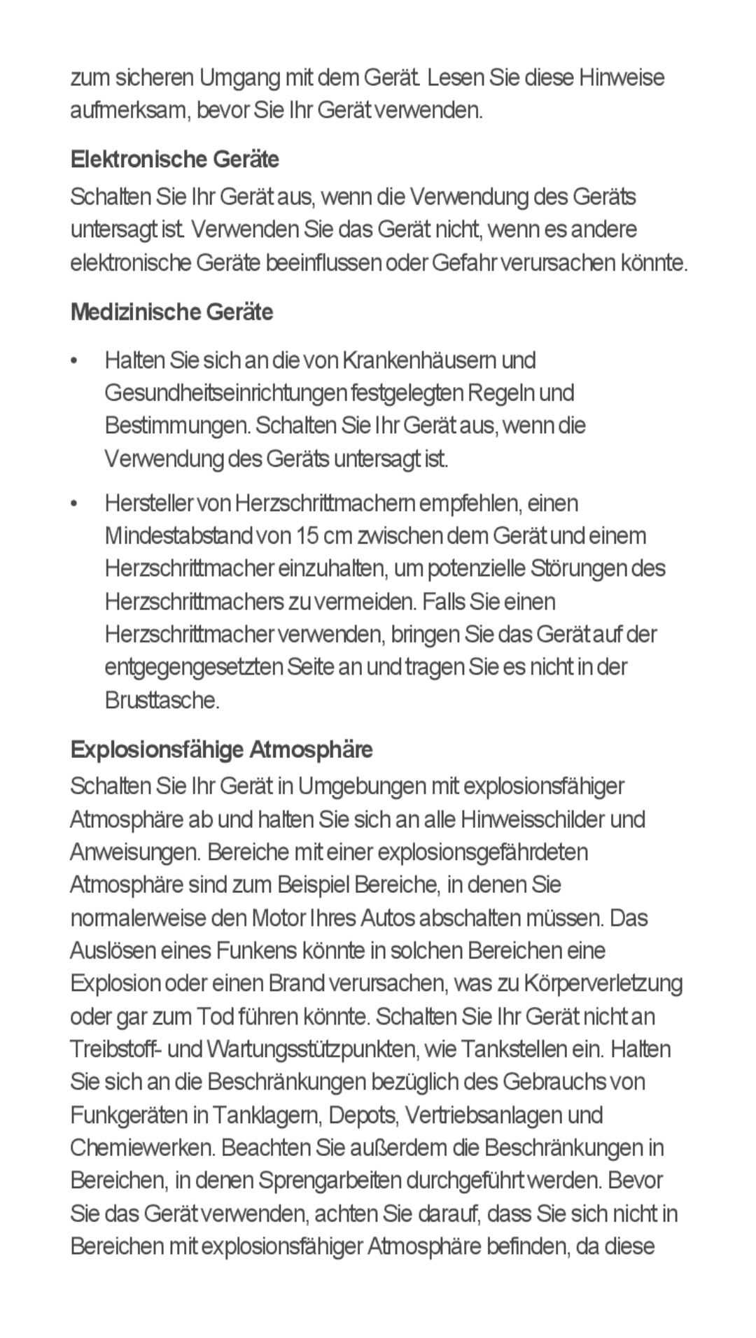 Huawei u8815 quick start Elektronische Geräte, Medizinische Geräte, Explosionsfähige Atmosphäre 