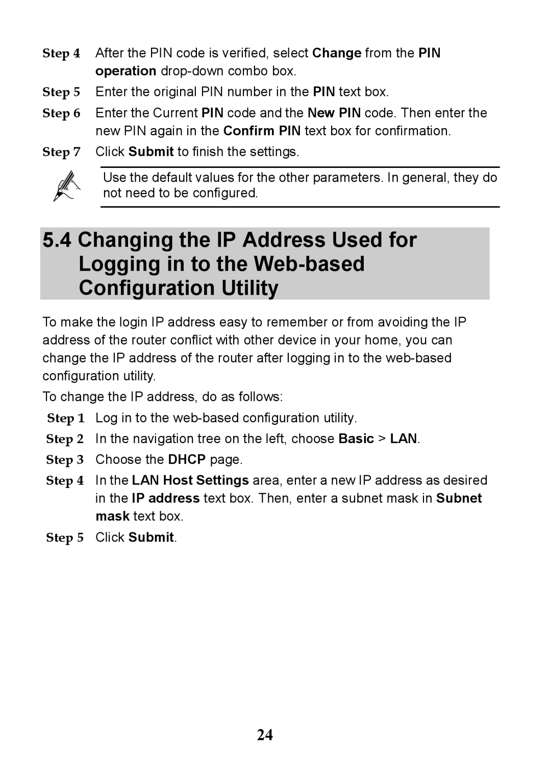 Huawei V100R001 manual Click Submit 