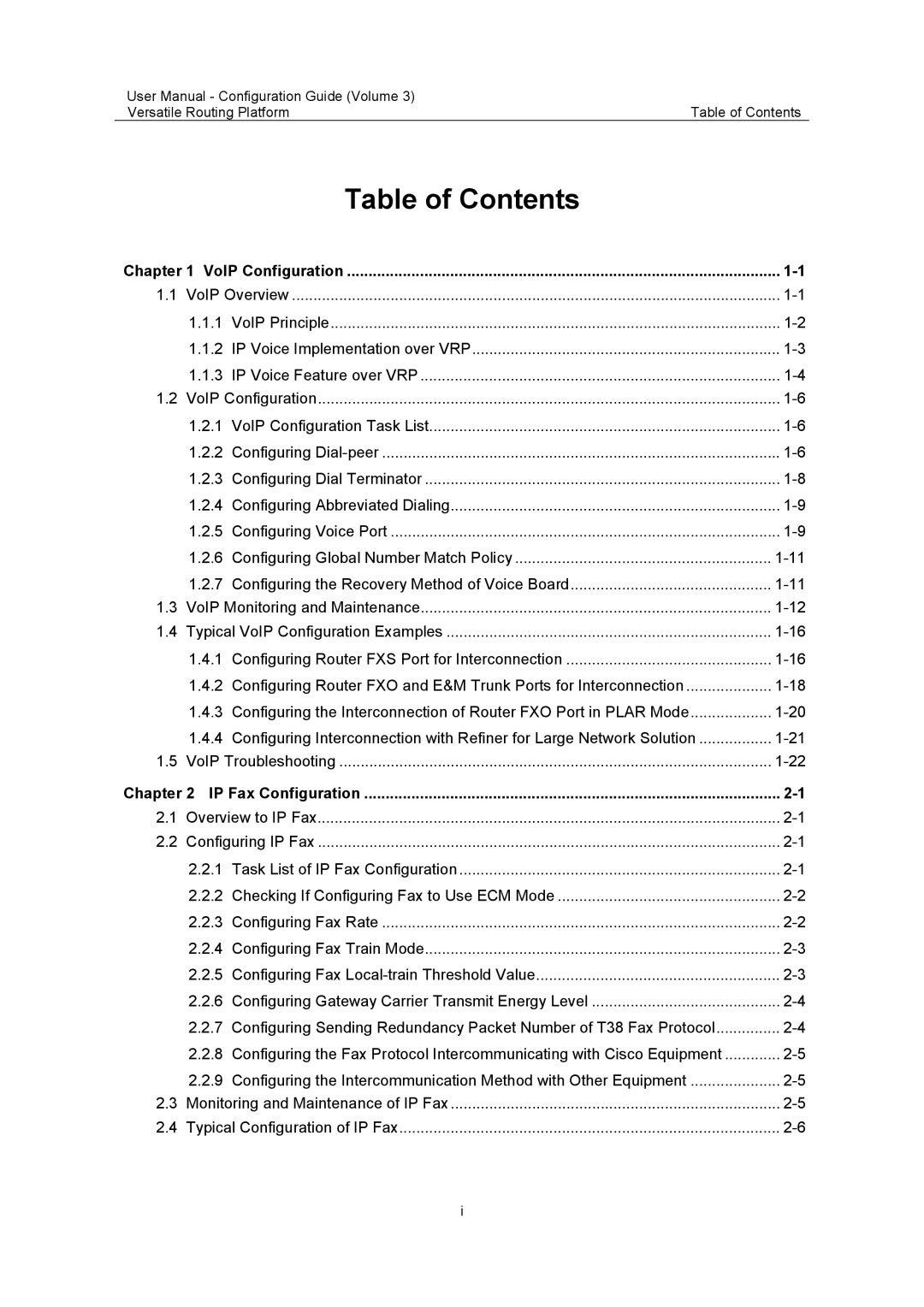 Huawei v200r001 user manual VoIP Configuration, IP Fax Configuration 