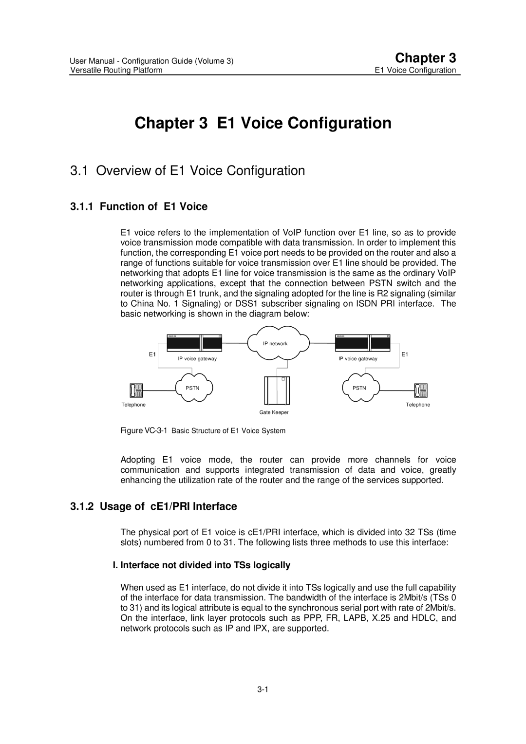 Huawei v200r001 user manual Overview of E1 Voice Configuration, Function of E1 Voice, Usage of cE1/PRI Interface 