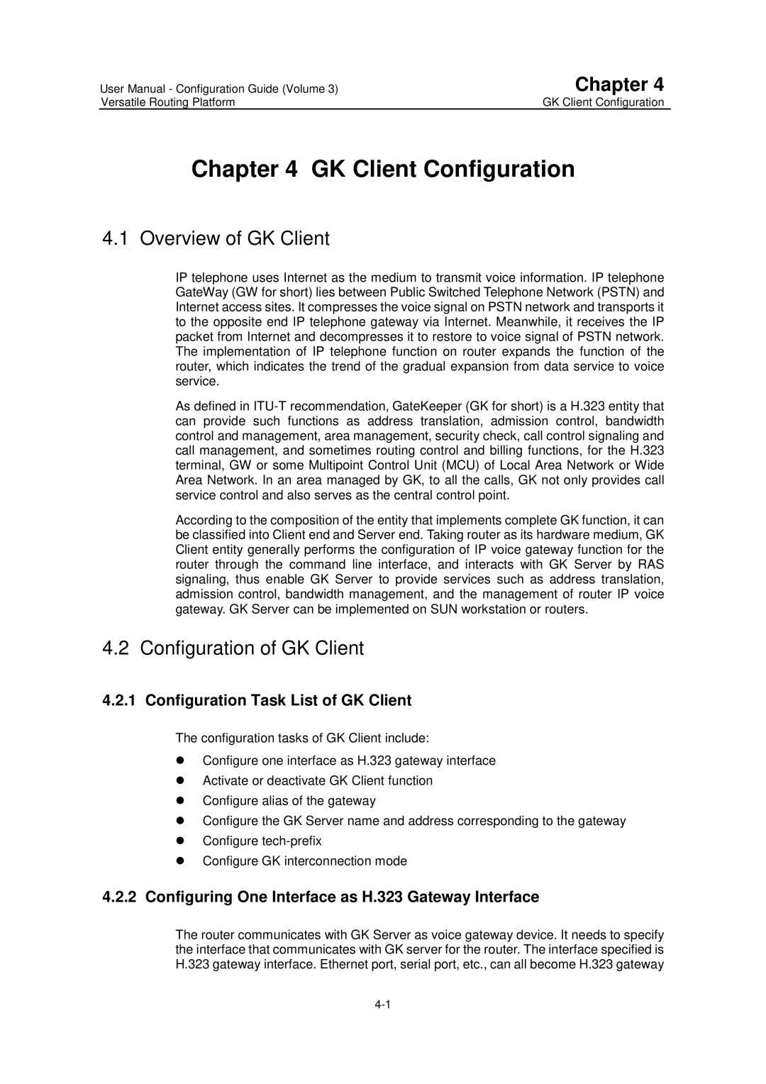 Huawei v200r001 user manual GK Client Configuration, Overview of GK Client, Configuration of GK Client 