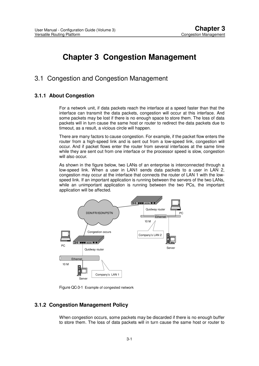 Huawei v200r001 user manual Congestion and Congestion Management, About Congestion, Congestion Management Policy 