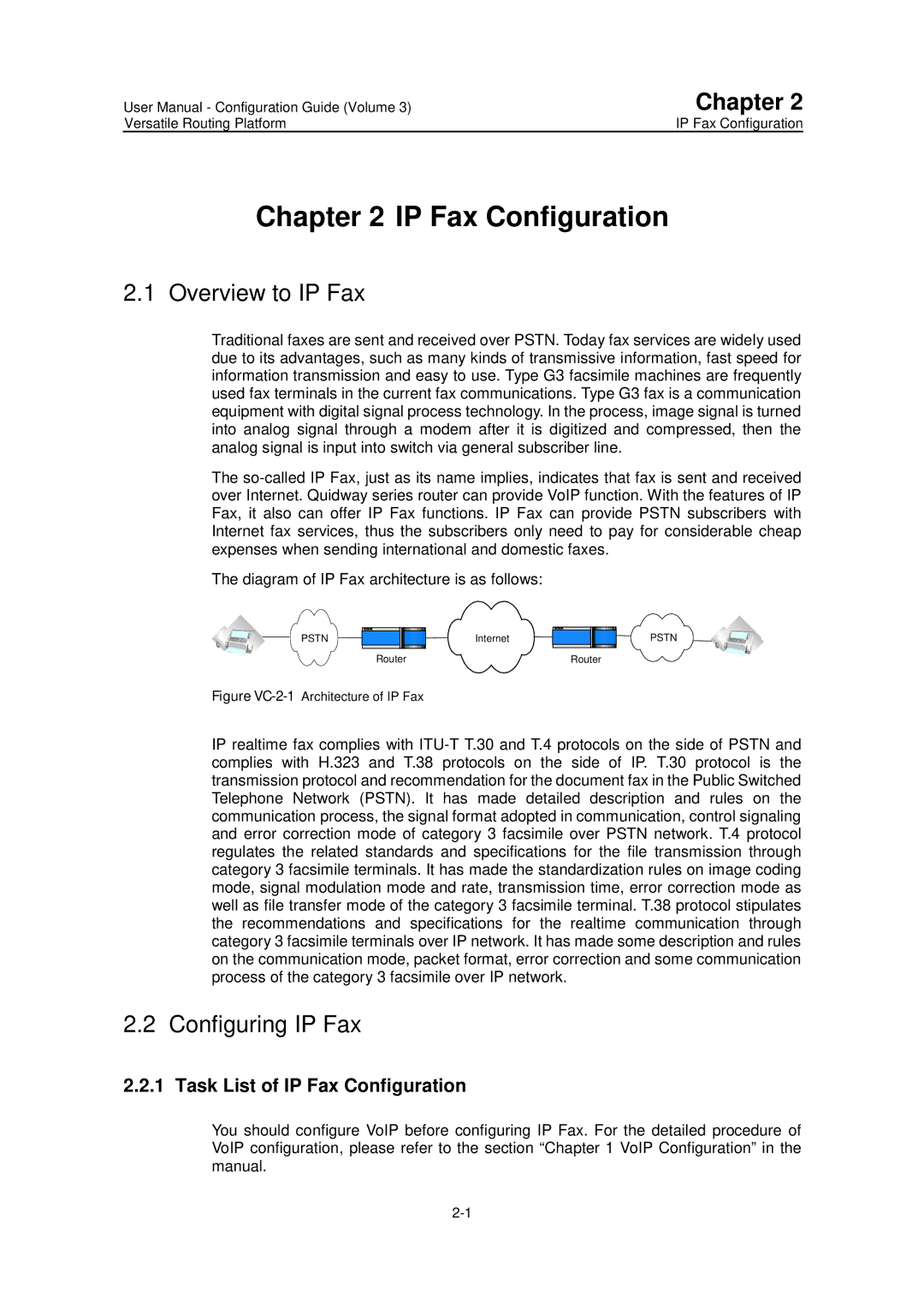 Huawei v200r001 user manual Overview to IP Fax, Configuring IP Fax, Task List of IP Fax Configuration 