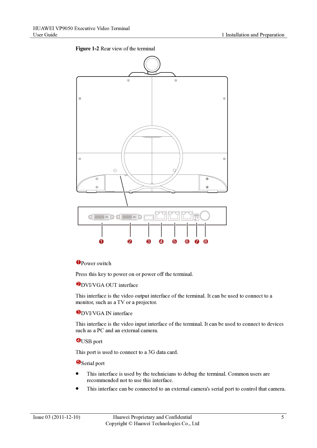 Huawei VP9050 manual Issue 03 Huawei Proprietary and Confidential 