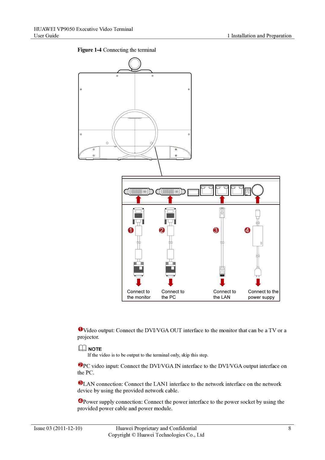 Huawei VP9050 manual Issue 03 Huawei Proprietary and Confidential 