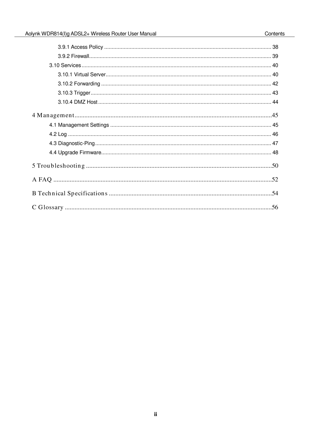 Huawei WDR814IG, WDR814G user manual Management, Glossary 