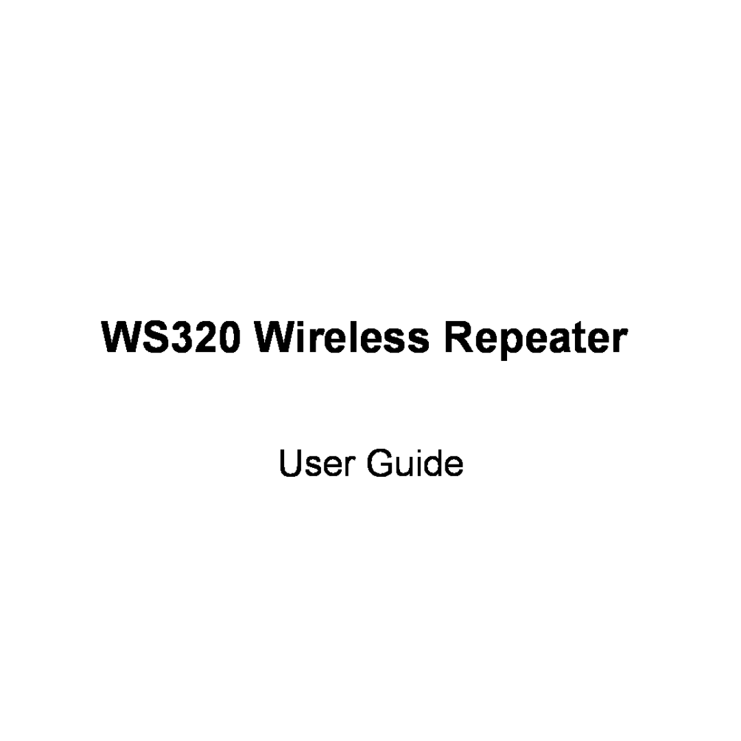 Huawei manual WS320 Wireless Repeater, User Guide 