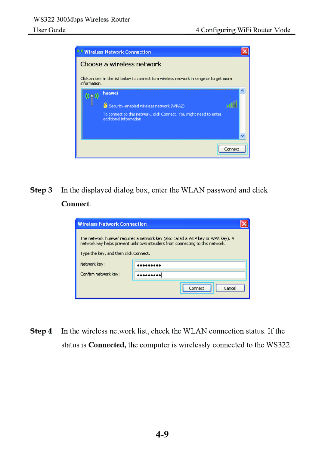 Huawei manual WS322 300Mbps Wireless Router User Guide 