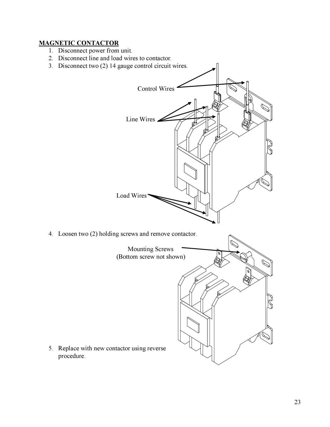 Hubbell Electric Heater Company A manual Magnetic Contactor 