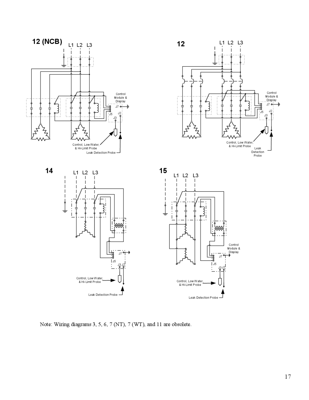 Hubbell Electric Heater Company J manual NCB L1 L2 L3 