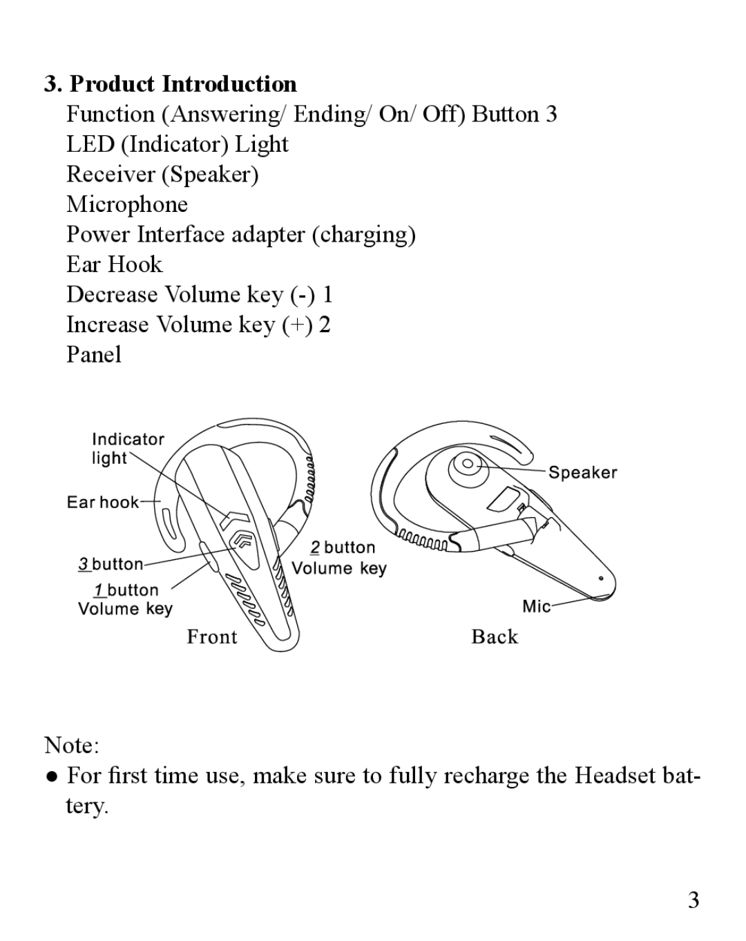 Huey Chiao HCB08 manual Product Introduction 