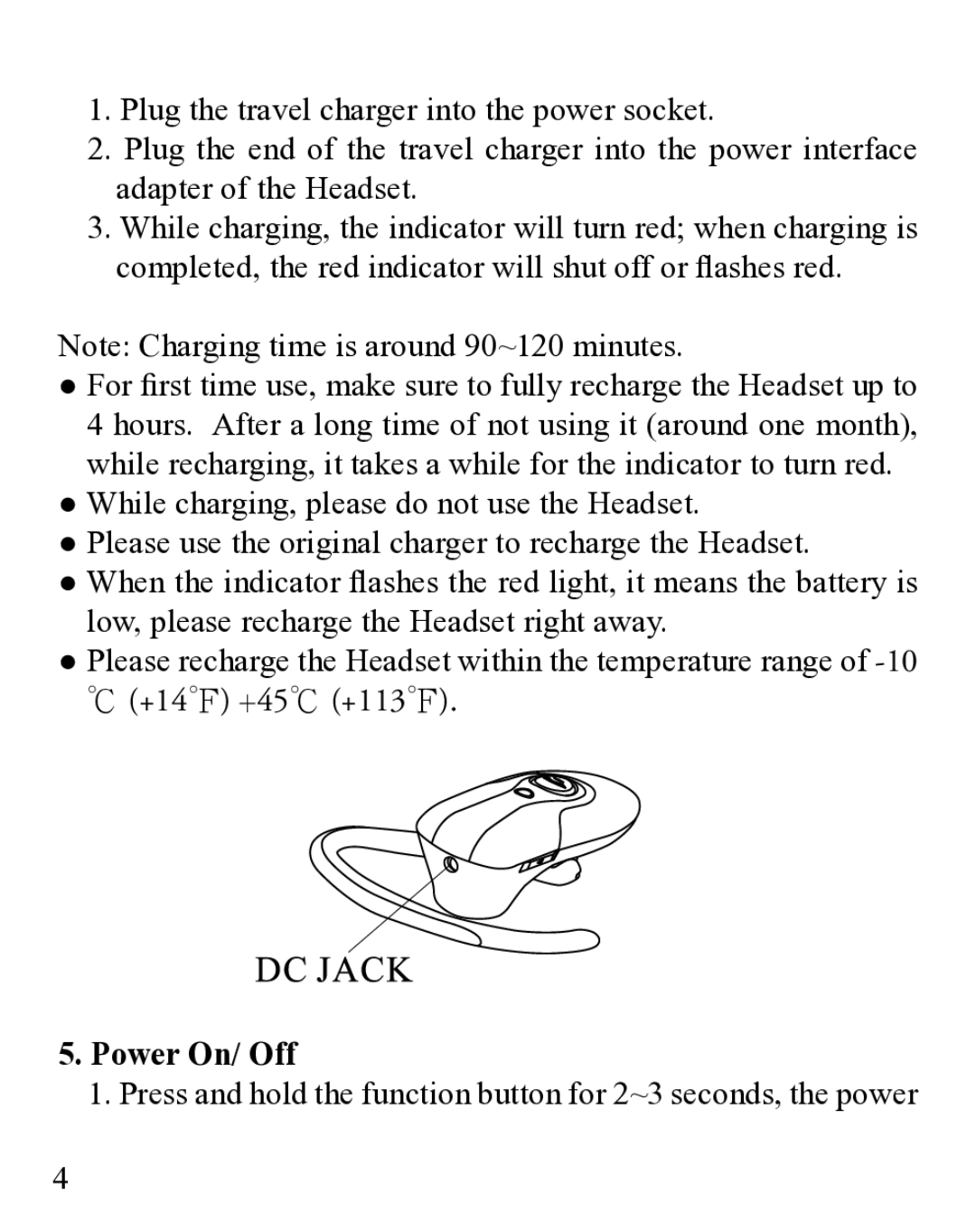 Huey Chiao HCB29 manual Power On/ Off 