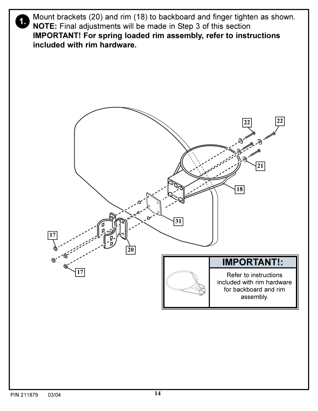 Huffy 1000 manual Refer to instructions 