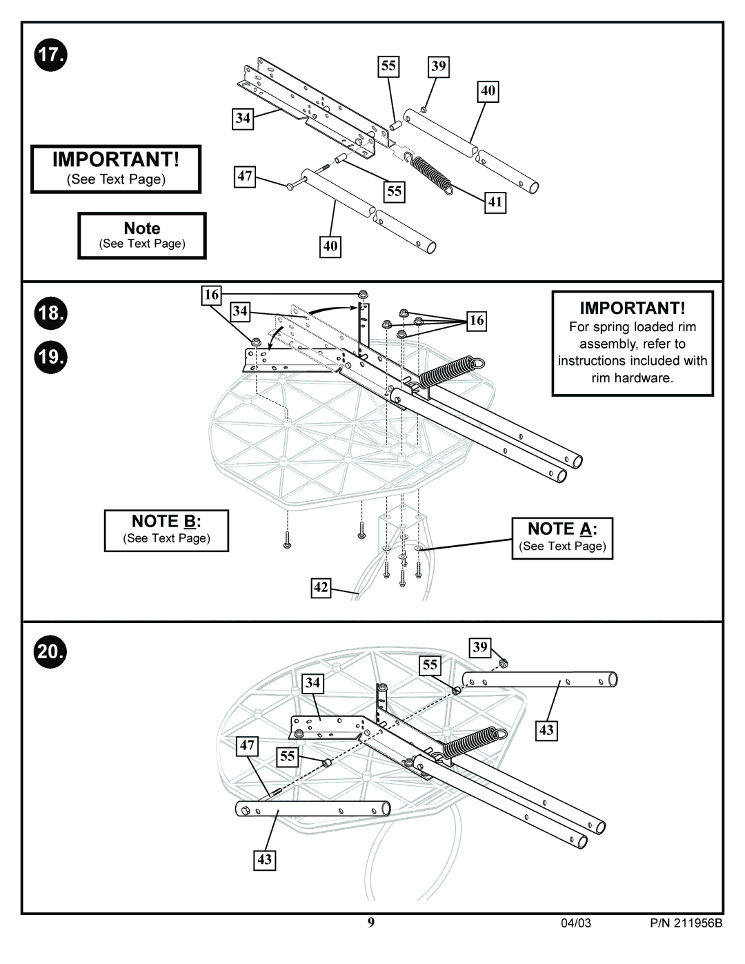 Huffy 104/03P/N211956B manual See Text 