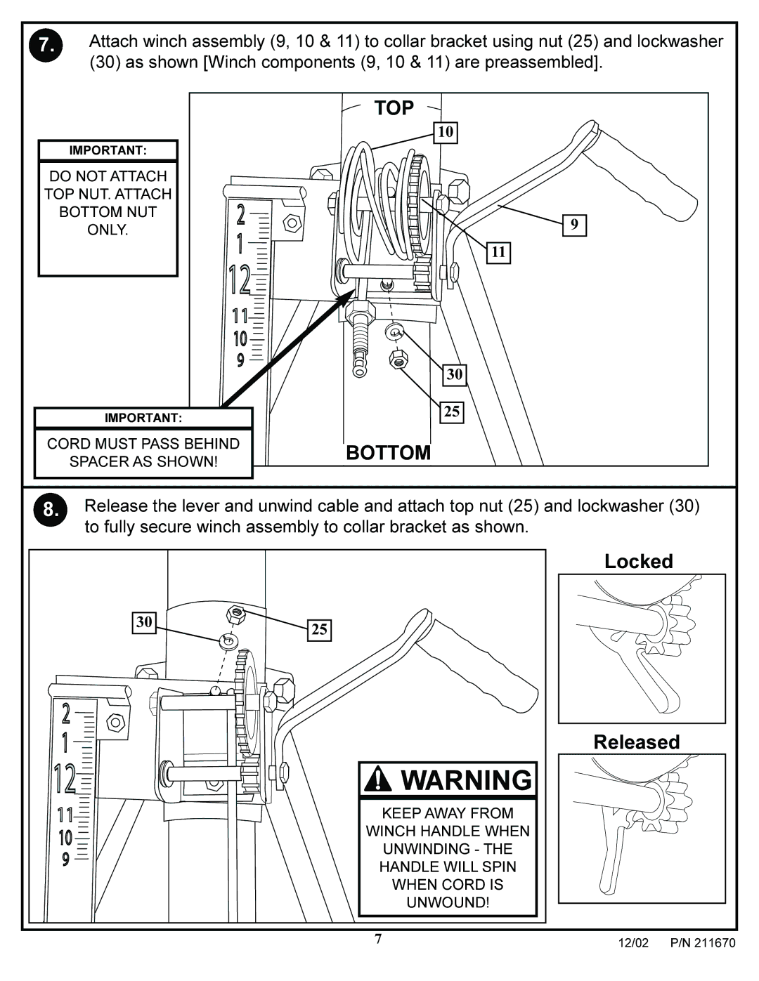 Huffy 1051 manual TOP Bottom 