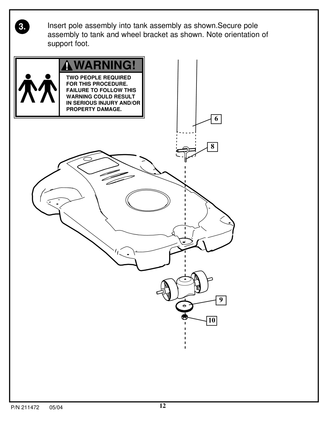 Huffy 11S0057 manual 05/04 