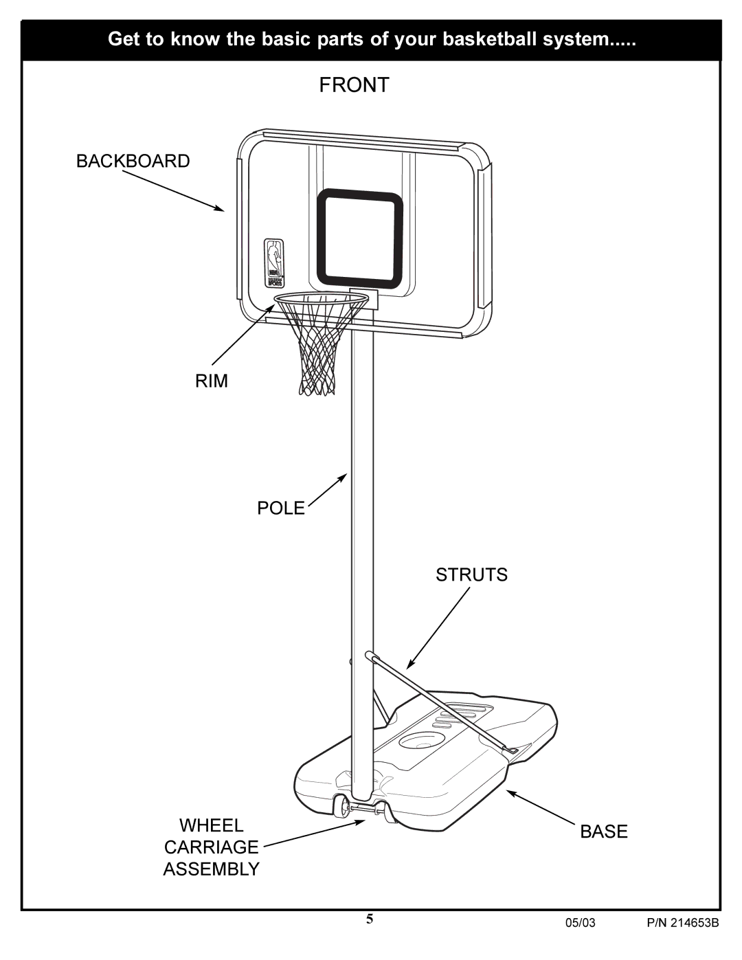 Huffy 1310 manual Front 