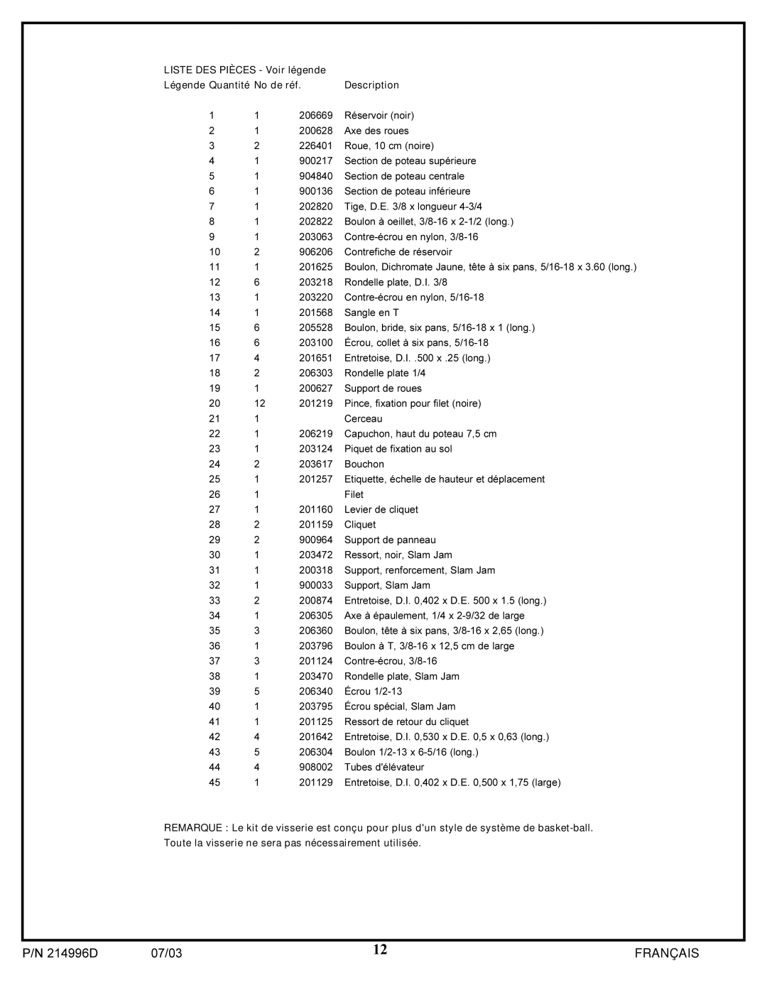 Huffy 15 manual Français 