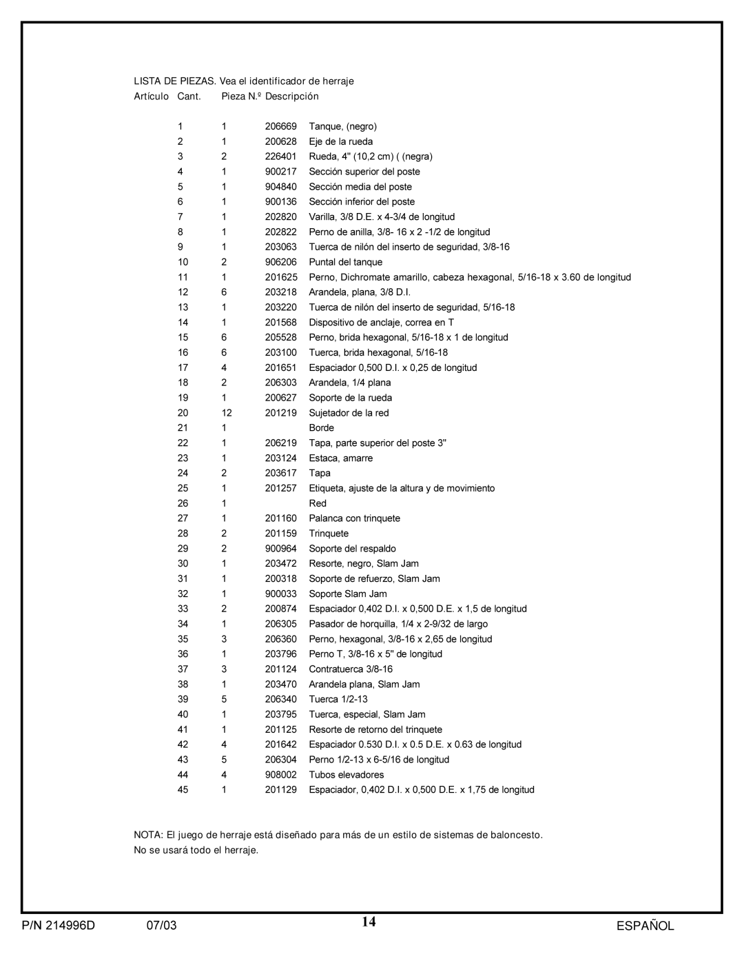 Huffy 15 manual Español 