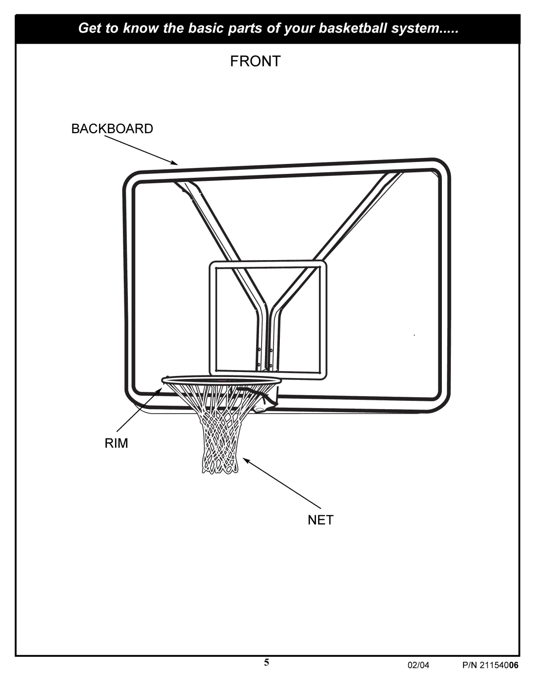 Huffy 21154006 manual Front 