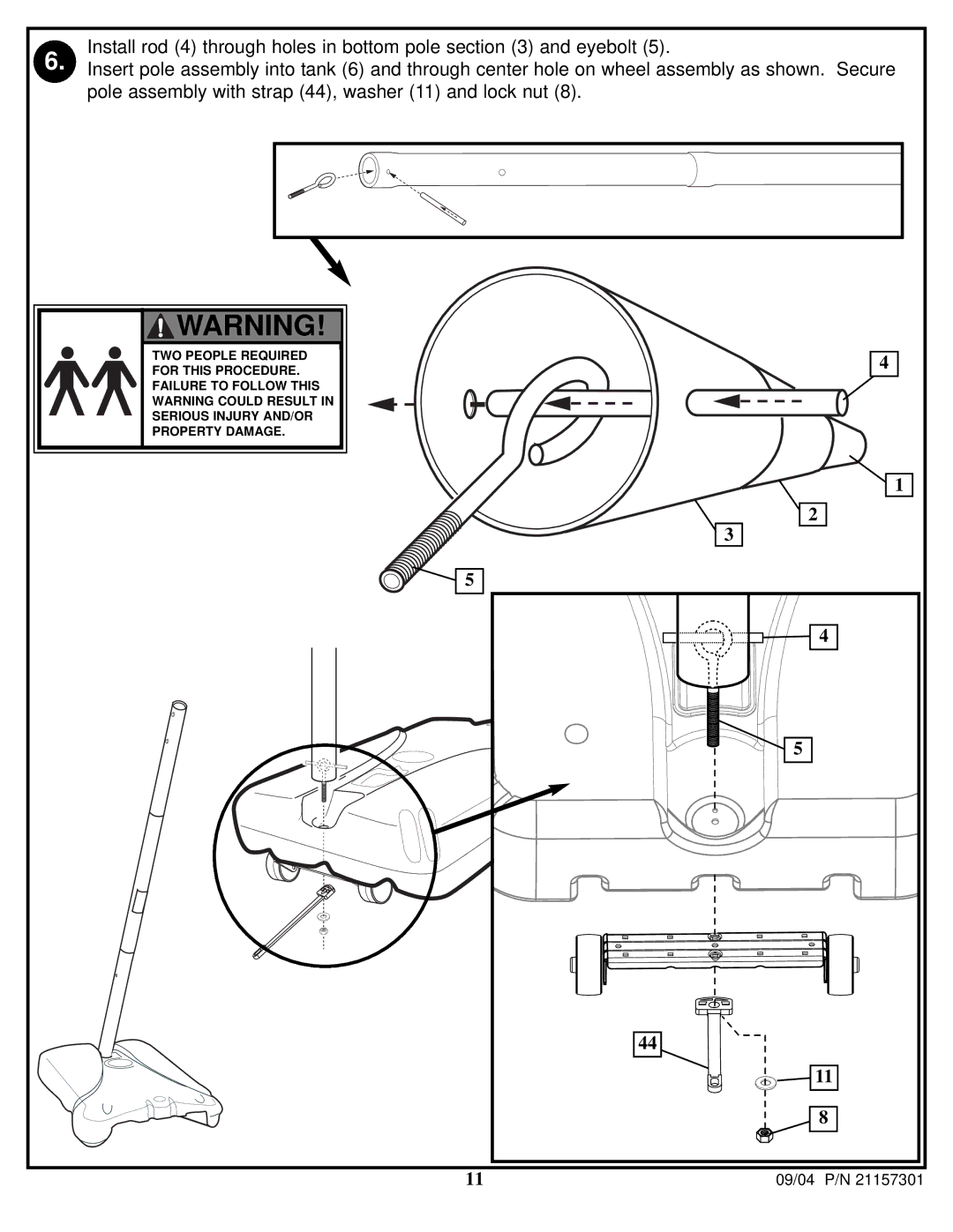 Huffy 211573011 manual 09/04 