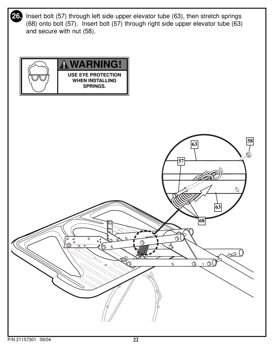 Huffy 211573011 manual USE EYE Protection 